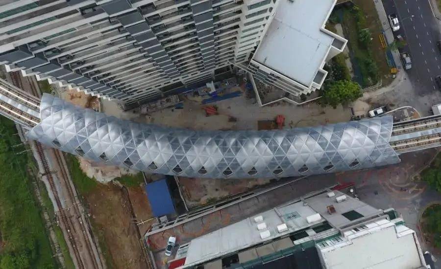 吉隆坡etfe膜结构轻轨隧道(图1)